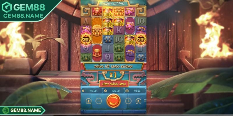 Kho Báu Aztec Gem88 - Huyền Thoại Vàng Mất Tích Lộ Diện 2 Hành trình bắt đầu với việc chọn mức cược tương ứng